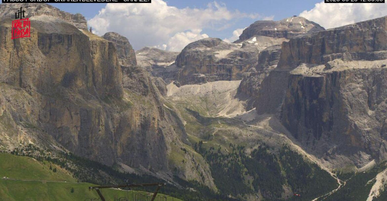 Webcam Кампителло-Маццин-Кол-Роделла  - Canazei - Belvedere - Skiarea Belvedere
