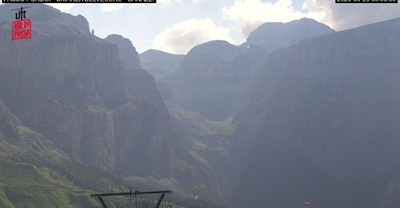 Webcam Кампителло-Маццин-Кол-Роделла  - Canazei - Belvedere - Skiarea Belvedere