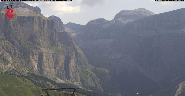 Webcam Campitello-Mazzin-Col Rodella  - Canazei - Belvedere - Skiarea Belvedere