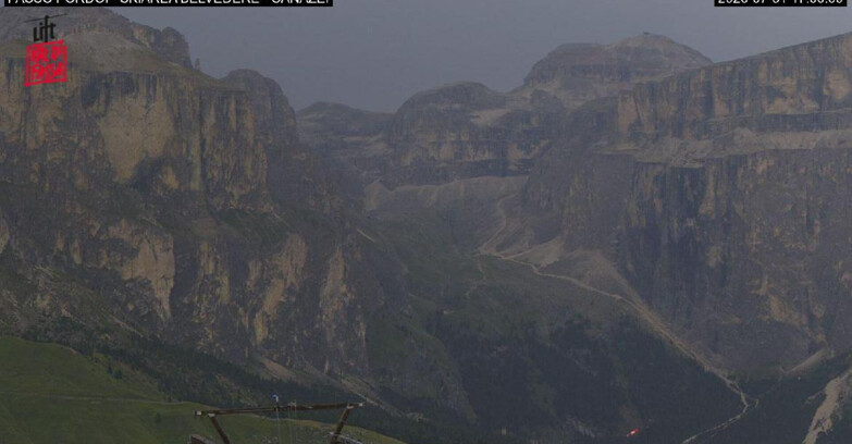 Webcam Campitello-Mazzin-Col Rodella  - Canazei - Belvedere - Skiarea Belvedere