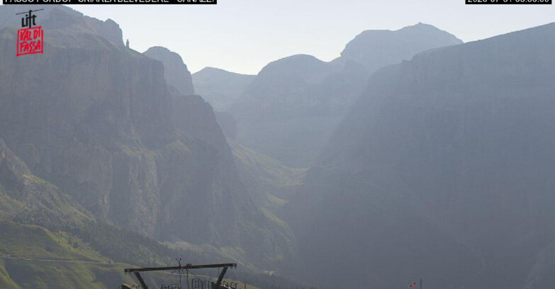 Webcam Campitello-Mazzin-Col Rodella - Canazei - Belvedere - Skiarea Belvedere