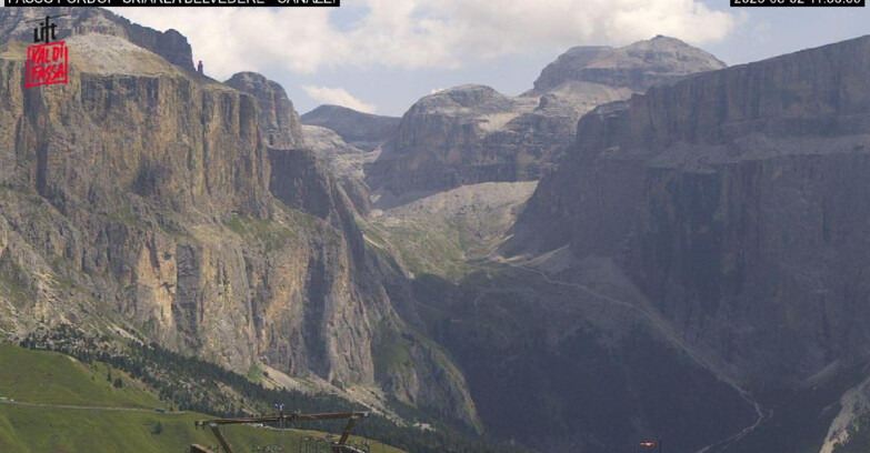 Webcam Campitello-Mazzin-Col Rodella - Canazei - Belvedere - Skiarea Belvedere