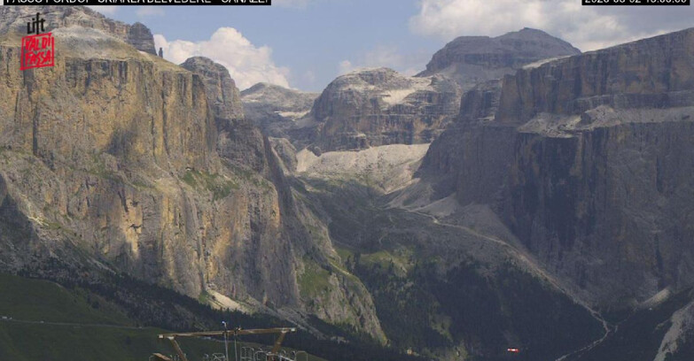 Webcam Campitello-Mazzin-Col Rodella - Canazei - Belvedere - Skiarea Belvedere