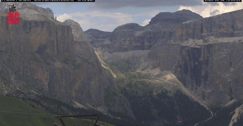 Webcam Campitello-Mazzin-Col Rodella - Canazei - Belvedere - Skiarea Belvedere