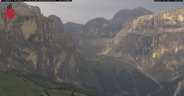 Webcam Campitello-Mazzin-Col Rodella - Canazei - Belvedere - Skiarea Belvedere