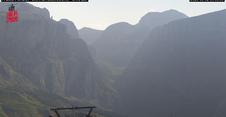 Webcam Campitello-Mazzin-Col Rodella - Canazei - Belvedere - Skiarea Belvedere