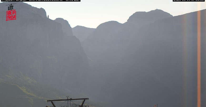 Webcam Campitello-Mazzin-Col Rodella - Canazei - Belvedere - Skiarea Belvedere