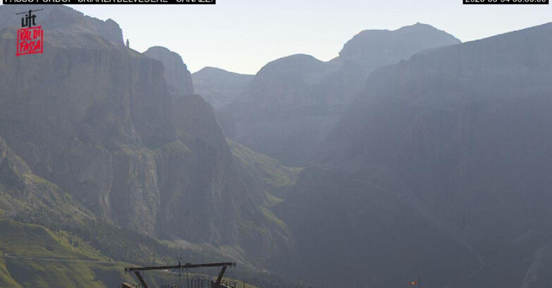 Webcam Campitello-Mazzin-Col Rodella - Canazei - Belvedere - Skiarea Belvedere