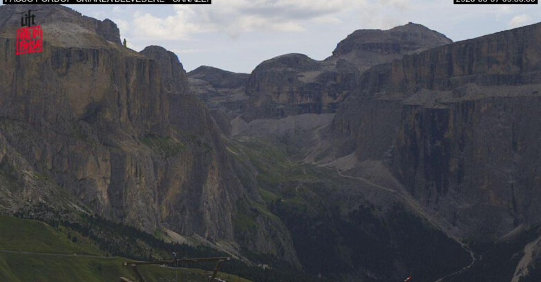Webcam Кампителло-Маццин-Кол-Роделла  - Canazei - Belvedere - Skiarea Belvedere
