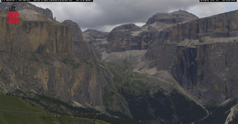 Webcam Кампителло-Маццин-Кол-Роделла  - Canazei - Belvedere - Skiarea Belvedere