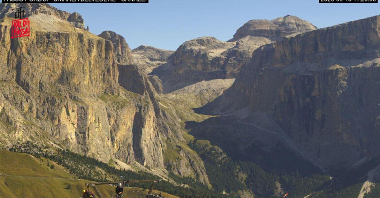 Webcam Campitello-Mazzin-Col Rodella - Canazei - Belvedere - Skiarea Belvedere