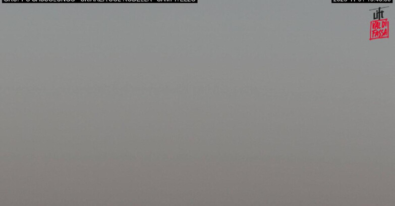 Webcam Кампителло-Маццин-Кол-Роделла  - Campitello di Fassa - Col Rodella - Gruppo del Sassolungo