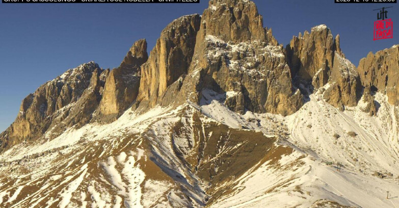 Webcam Campitello-Mazzin-Col Rodella - Campitello di Fassa - Col Rodella - Gruppo del Sassolungo