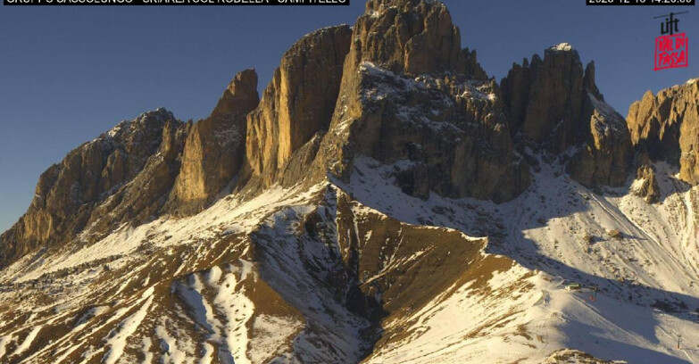 Webcam Campitello-Mazzin-Col Rodella - Campitello di Fassa - Col Rodella - Gruppo del Sassolungo