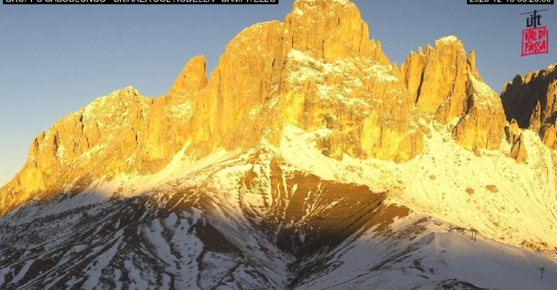Webcam Campitello-Mazzin-Col Rodella - Campitello di Fassa - Col Rodella - Gruppo del Sassolungo