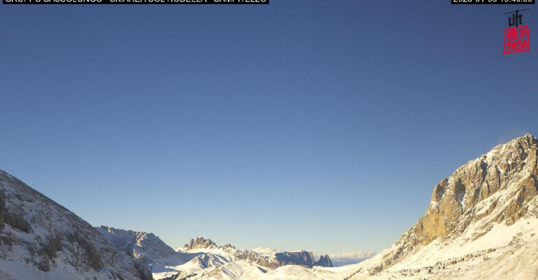 Webcam Campitello-Mazzin-Col Rodella  - Campitello di Fassa - Col Rodella - Gruppo del Sassolungo