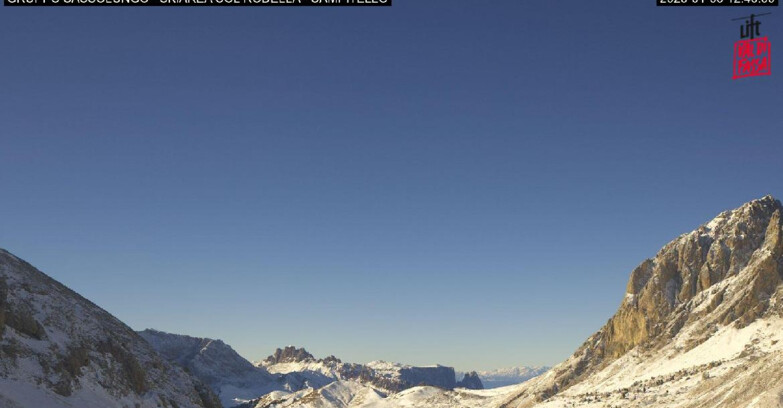 Webcam Campitello-Mazzin-Col Rodella  - Campitello di Fassa - Col Rodella - Gruppo del Sassolungo