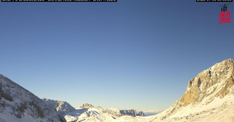 Webcam Campitello-Mazzin-Col Rodella  - Campitello di Fassa - Col Rodella - Gruppo del Sassolungo