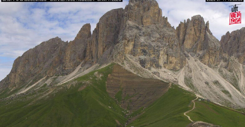 Webcam Campitello-Mazzin-Col Rodella - Campitello di Fassa - Col Rodella - Gruppo del Sassolungo