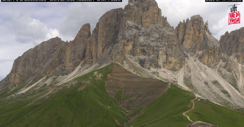 Webcam Campitello-Mazzin-Col Rodella - Campitello di Fassa - Col Rodella - Gruppo del Sassolungo
