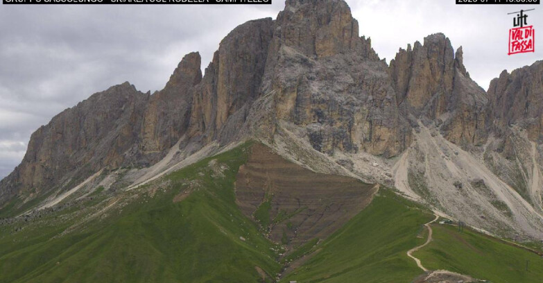 Webcam Campitello-Mazzin-Col Rodella - Campitello di Fassa - Col Rodella - Gruppo del Sassolungo