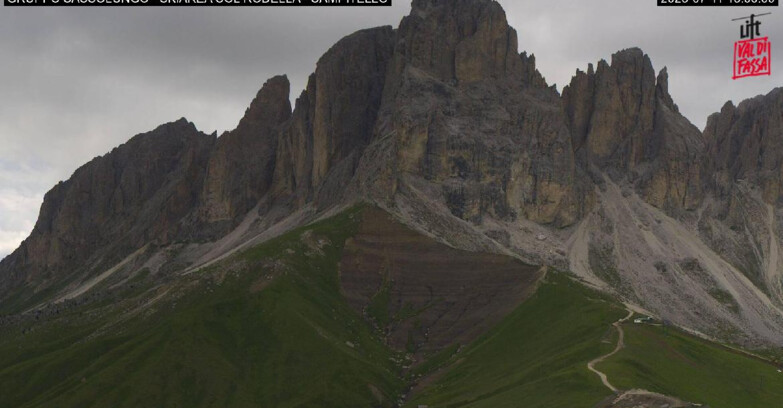 Webcam Campitello-Mazzin-Col Rodella - Campitello di Fassa - Col Rodella - Gruppo del Sassolungo