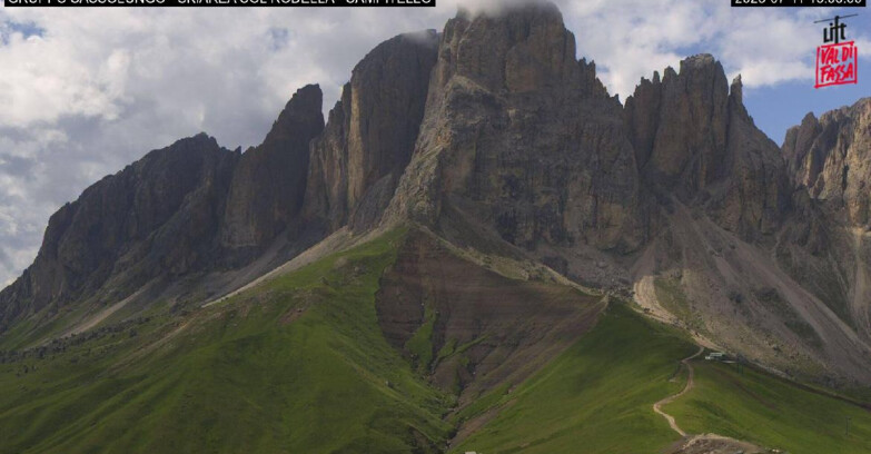 Webcam Campitello-Mazzin-Col Rodella - Campitello di Fassa - Col Rodella - Gruppo del Sassolungo