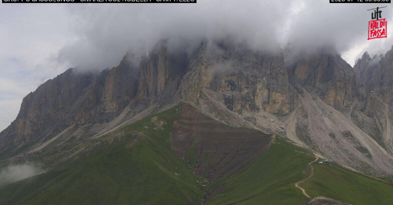 Webcam Campitello-Mazzin-Col Rodella - Campitello di Fassa - Col Rodella - Gruppo del Sassolungo