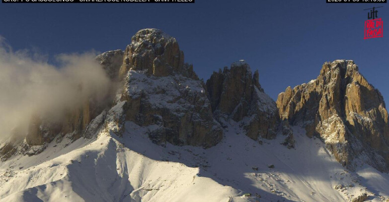 Webcam Campitello-Mazzin-Col Rodella - Campitello di Fassa - Col Rodella - Gruppo del Sassolungo