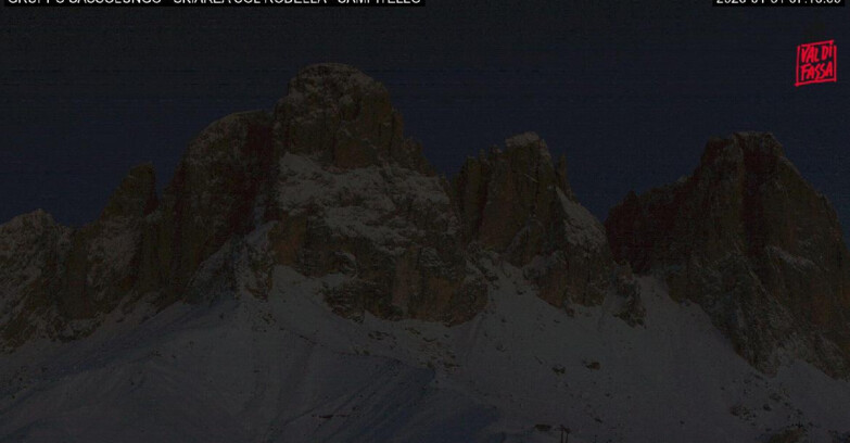Webcam Campitello-Mazzin-Col Rodella  - Campitello di Fassa - Col Rodella - Gruppo del Sassolungo