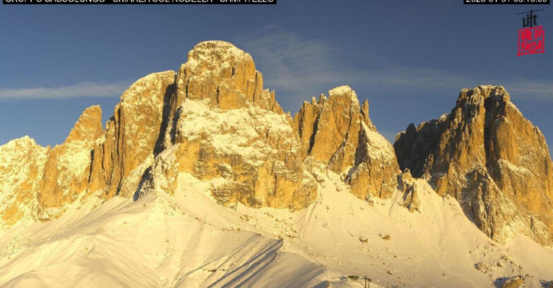 Webcam Campitello-Mazzin-Col Rodella  - Campitello di Fassa - Col Rodella - Gruppo del Sassolungo