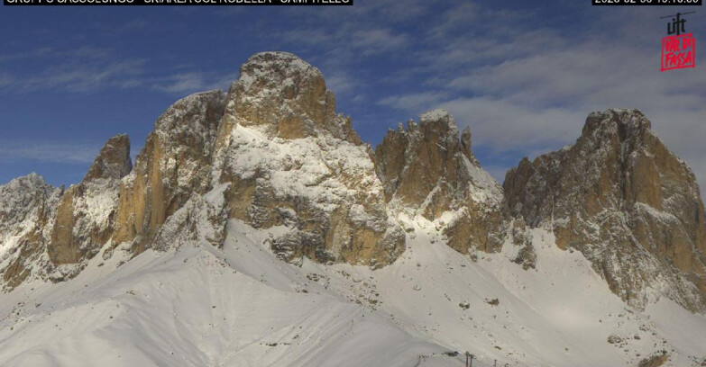 Webcam Campitello-Mazzin-Col Rodella - Campitello di Fassa - Col Rodella - Gruppo del Sassolungo