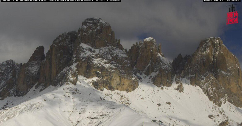 Webcam Campitello-Mazzin-Col Rodella  - Campitello di Fassa - Col Rodella - Gruppo del Sassolungo