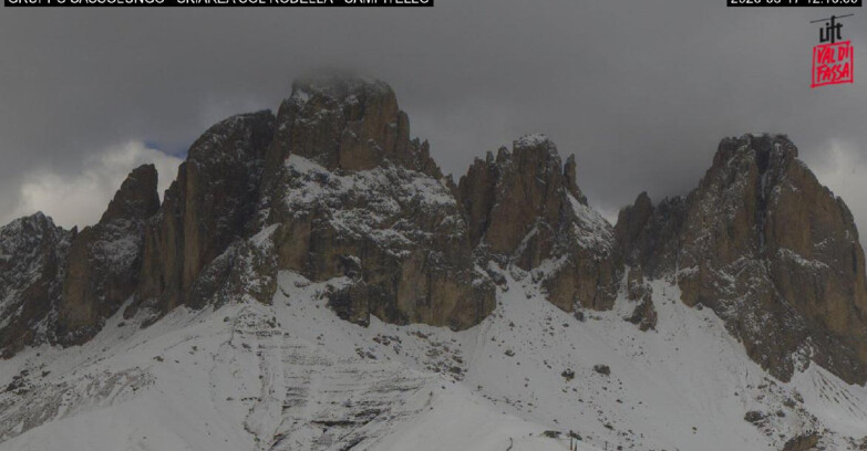 Webcam Campitello-Mazzin-Col Rodella  - Campitello di Fassa - Col Rodella - Gruppo del Sassolungo