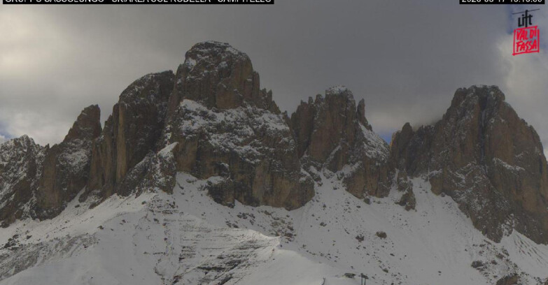 Webcam Campitello-Mazzin-Col Rodella - Campitello di Fassa - Col Rodella - Gruppo del Sassolungo