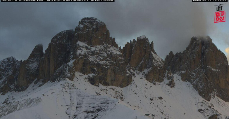 Webcam Campitello-Mazzin-Col Rodella - Campitello di Fassa - Col Rodella - Gruppo del Sassolungo