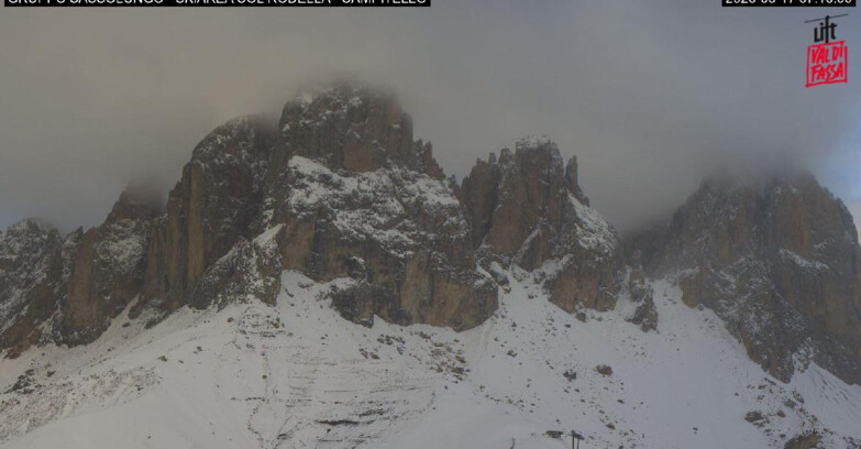 Webcam Campitello-Mazzin-Col Rodella  - Campitello di Fassa - Col Rodella - Gruppo del Sassolungo