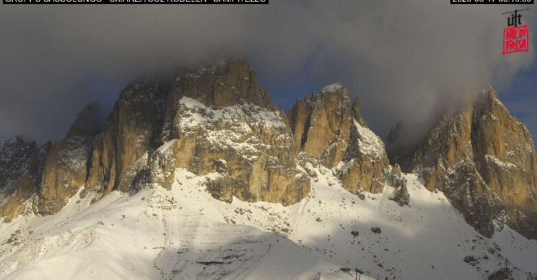 Webcam Campitello-Mazzin-Col Rodella  - Campitello di Fassa - Col Rodella - Gruppo del Sassolungo