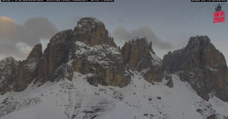 Webcam Campitello-Mazzin-Col Rodella - Campitello di Fassa - Col Rodella - Gruppo del Sassolungo