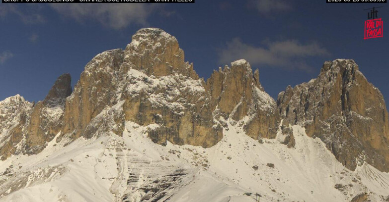 Webcam Campitello-Mazzin-Col Rodella - Campitello di Fassa - Col Rodella - Gruppo del Sassolungo