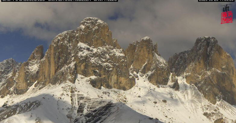 Webcam Campitello-Mazzin-Col Rodella - Campitello di Fassa - Col Rodella - Gruppo del Sassolungo