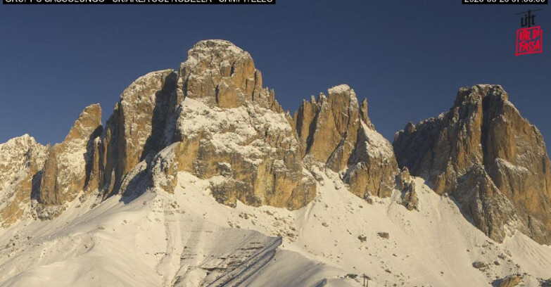 Webcam Campitello-Mazzin-Col Rodella - Campitello di Fassa - Col Rodella - Gruppo del Sassolungo