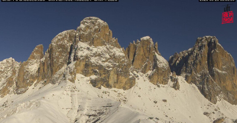 Webcam Campitello-Mazzin-Col Rodella - Campitello di Fassa - Col Rodella - Gruppo del Sassolungo
