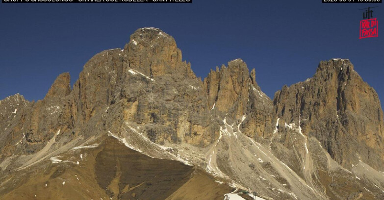 Webcam Campitello-Mazzin-Col Rodella  - Campitello di Fassa - Col Rodella - Gruppo del Sassolungo