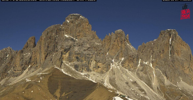 Webcam Campitello-Mazzin-Col Rodella  - Campitello di Fassa - Col Rodella - Gruppo del Sassolungo