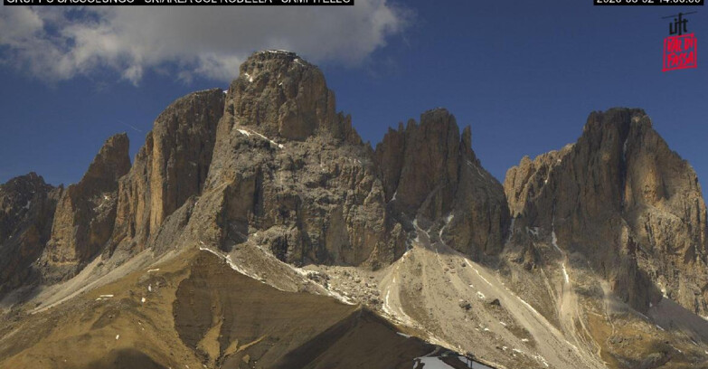 Webcam Campitello-Mazzin-Col Rodella - Campitello di Fassa - Col Rodella - Gruppo del Sassolungo