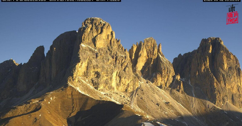 Webcam Campitello-Mazzin-Col Rodella - Campitello di Fassa - Col Rodella - Gruppo del Sassolungo