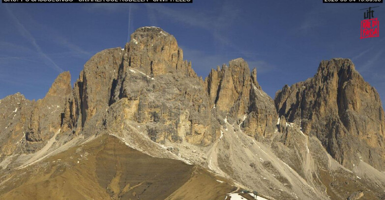 Webcam Campitello-Mazzin-Col Rodella  - Campitello di Fassa - Col Rodella - Gruppo del Sassolungo