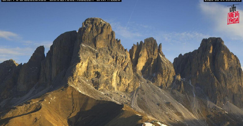 Webcam Campitello-Mazzin-Col Rodella  - Campitello di Fassa - Col Rodella - Gruppo del Sassolungo