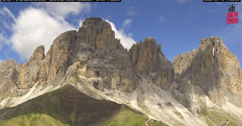 Webcam Campitello-Mazzin-Col Rodella - Campitello di Fassa - Col Rodella - Gruppo del Sassolungo